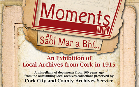 Moments in Time Exhibition Logo
