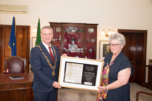 Presentation from Lord Mayor